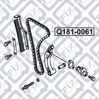 Цепь ГРМ Q-fix Q181-0061