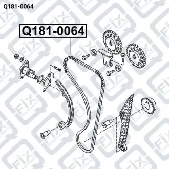 Ланцюг ГРМ Q-fix Q181-0064