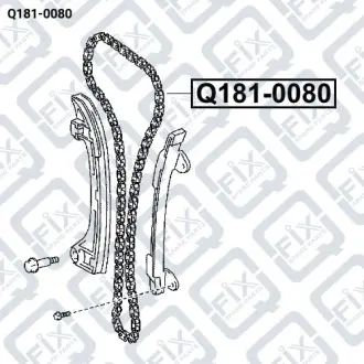 ЦЕПЬ ГРМ Q-fix Q181-0080