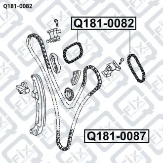 Ланцюг ГРМ Q-fix Q181-0082
