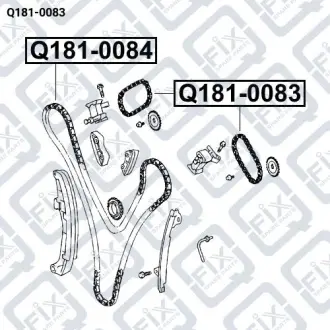 Ланцюг ГРМ Q-fix Q181-0083
