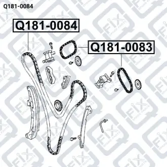 ЦЕПЬ ГРМ Q-fix Q181-0084