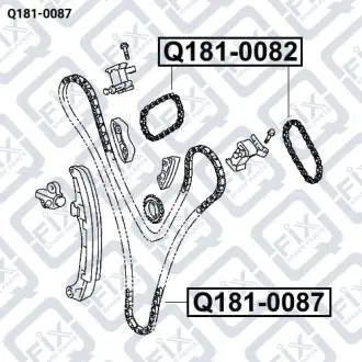 Ланцюг ГРМ Q-fix Q181-0087