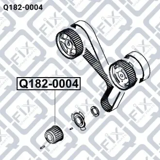 Шестерня колінвалу Q-fix Q182-0004