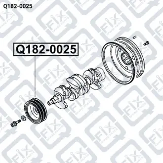 Шків коленвалу Q-fix Q182-0025