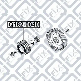 Шків колінвалу Q-fix Q182-0040