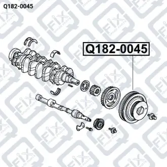 Шків коленвалу Q-fix Q182-0045