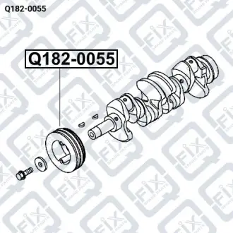 Шкив коленвала Q-fix Q182-0055