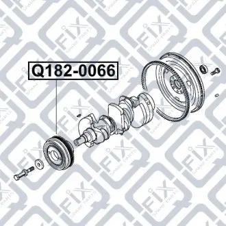 Шкив коленвала Q-fix Q182-0066