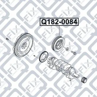 Шкив коленвала Q-fix Q182-0084