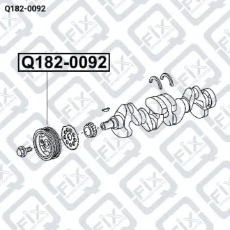 Шків коленвалу Q-fix Q182-0092
