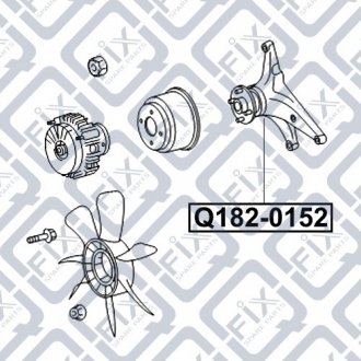 Кронштейн крепления вентилятора Q-fix Q182-0152