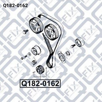 Шестерня коленвала Q-fix Q182-0162