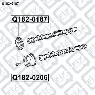 ЗІРКА-ШЕСТЕРНЯ РОЗПОДІВАЛА Q-fix Q182-0187