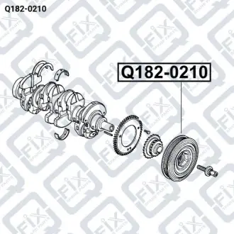 Шків колінвалу Q-fix Q182-0210