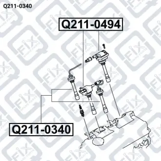 Дроти свічкові (комплект) Q-fix Q211-0340