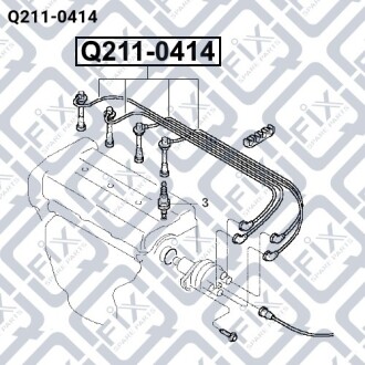 Дроти свічкові (комплект) Q-fix Q211-0414