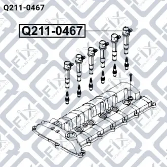 Котушка запалювання Q-fix Q211-0467