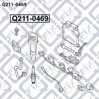 Катушка зажигания Q-fix Q211-0469