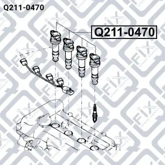 Катушка зажигания Q-fix Q211-0470
