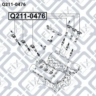 Катушка зажигания Q-fix Q211-0476