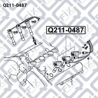 Катушка зажигания Q-fix Q211-0487