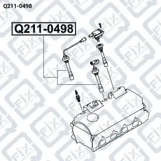 ПРОВОДА СВЕЧНЫЕ (К-Т) Q-fix Q211-0498