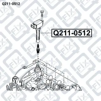 КАТУШКА ЗАЖИГАНИЯ Q-fix Q211-0512