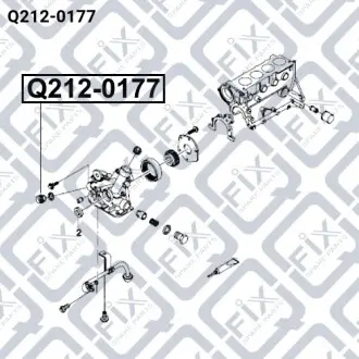 Датчик тиску масла Q-fix Q212-0177