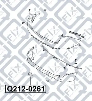 Датчик парктроніка Q-fix Q212-0261