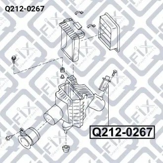 Датчик расхода воздуха Q-fix Q212-0267