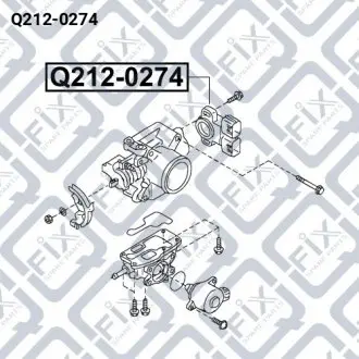 Датчик положения дроссельной заслонки Q-fix Q212-0274