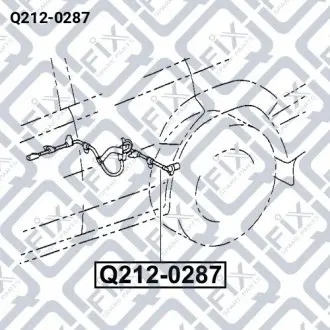 ДАТЧИК ABS ЗАДН L Q-fix Q212-0287