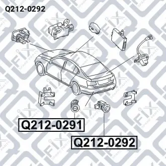 Датчик парковки (задній) Q-fix Q212-0292