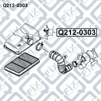 Датчик расхода воздуха Q-fix Q212-0303