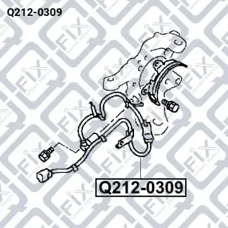 Датчик ABS (передній, правий) Q-fix Q212-0309