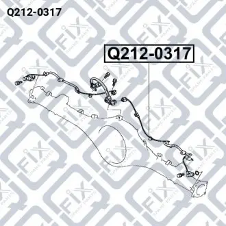 ДАТЧИК ABS ЗАД L Q-fix Q212-0317