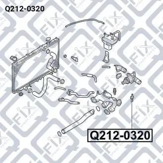 Датчик температуры воды Q-fix Q212-0320