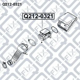 ДАТЧИК РАСХОДА ВОЗДУХА Q-fix Q212-0321