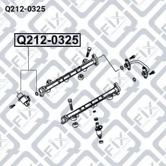 РЕГУЛЯТОР ДАВЛЕНИЯ ТОПЛИВА Q-fix Q212-0325