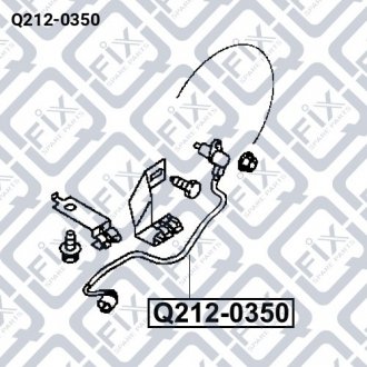 Датчик ABS (задній, правий) Q-fix Q212-0350
