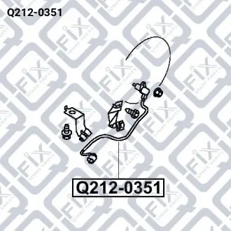 Датчик ABS (задний, правый) Q-fix Q212-0351