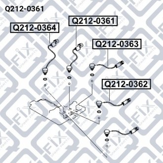 Датчик положения раздаточной коробки Q-fix Q212-0361 (фото 1)