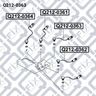 Датчик положения раздаточной коробки Q-fix Q212-0363 (фото 1)