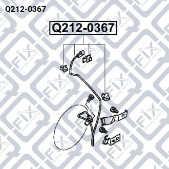 Датчик ABS (передний, правый) Q-fix Q212-0367 (фото 1)