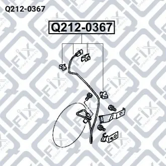 Датчик ABS (передний, правый) Q-fix Q212-0367