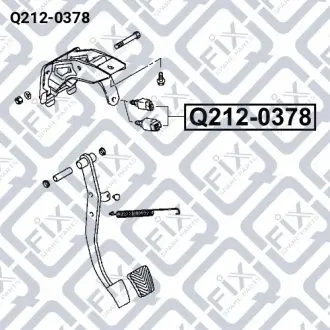 Датчик стоп сигнала Q-fix Q212-0378