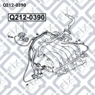 КЛАПАН ВАКУУМНЫЙ EGR Q-fix Q212-0390