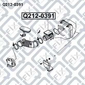 Датчик расхода воздуха Q-fix Q212-0391