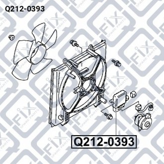 Регулятор обертів вентилятора охолодження (блок управління) Q-fix Q212-0393